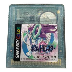 任天堂　ニンテンドー　ポケットモンスタークリスタルバージョン ゲームボーイカラー用ソフト