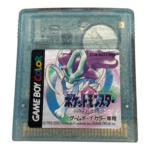 任天堂　ニンテンドー　ポケットモンスタークリスタルバージョン ゲームボーイカラー用ソフト