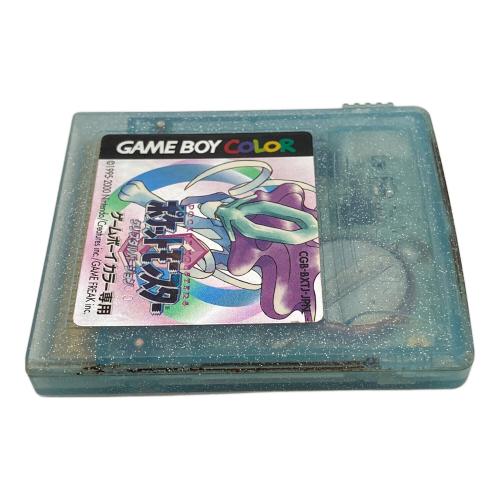 任天堂　ニンテンドー　ポケットモンスタークリスタルバージョン ゲームボーイカラー用ソフト