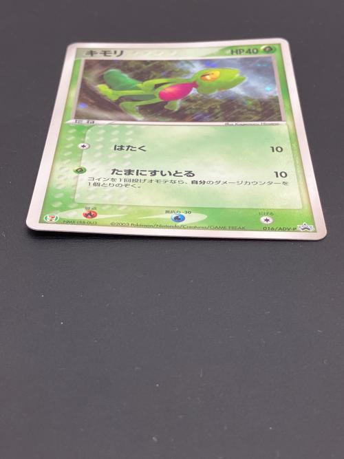 セブンイレブン限定企画　ポケモンカード　ADV プロモカード　キモリ