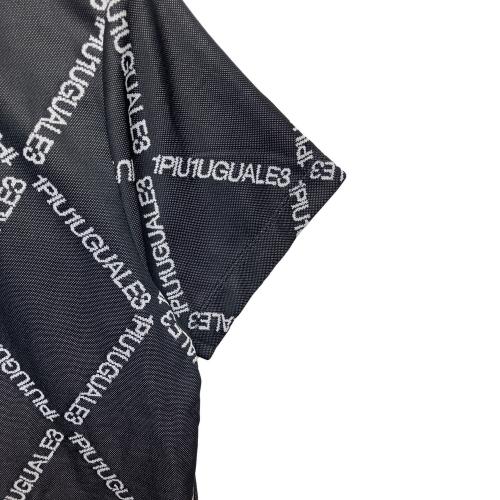 1piu1uguale3 (ウノピュウノウグァーレトレ) ポロシャツ メンズ SIZE L ブラック