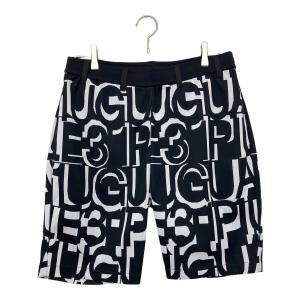 1piu1uguale3 (ウノピュウノウグァーレトレ) ハーフパンツ grk084 メンズ SIZE L ブラック×ホワイト