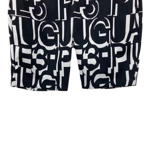 1piu1uguale3 (ウノピュウノウグァーレトレ) ハーフパンツ grk084 メンズ SIZE L ブラック×ホワイト