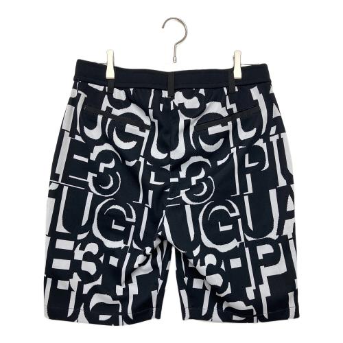 1piu1uguale3 (ウノピュウノウグァーレトレ) ハーフパンツ grk084 メンズ SIZE L ブラック×ホワイト