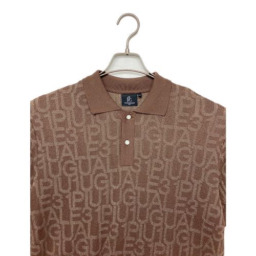 1piu1uguale3 (ウノピュウノウグァーレトレ) ポロシャツ メンズ SIZE L ブラウン