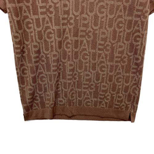 1piu1uguale3 (ウノピュウノウグァーレトレ) ポロシャツ メンズ SIZE L ブラウン