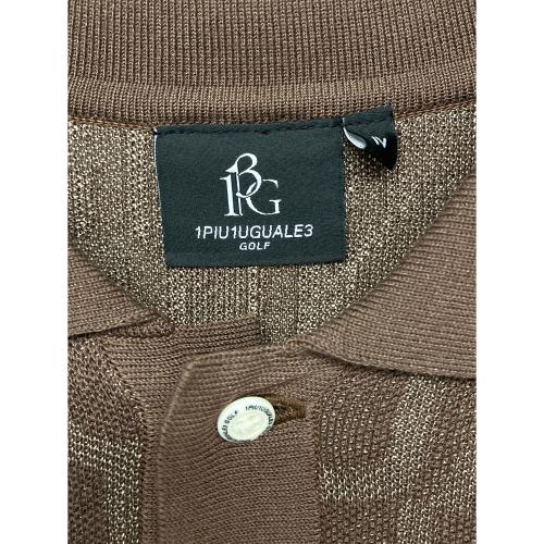 1piu1uguale3 (ウノピュウノウグァーレトレ) ポロシャツ メンズ SIZE L ブラウン