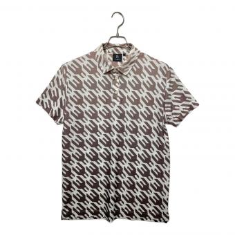 1piu1uguale3 (ウノピュウノウグァーレトレ) ポロシャツ grt119 メンズ SIZE L ホワイト×ブラウン