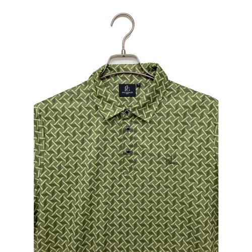1piu1uguale3 (ウノピュウノウグァーレトレ) ポロシャツ gct003 メンズ SIZE L グリーン