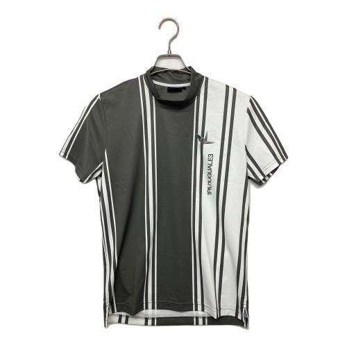 1piu1uguale3 (ウノピュウノウグァーレトレ) カットソー grt251 メンズ SIZE L カーキ×ホワイト