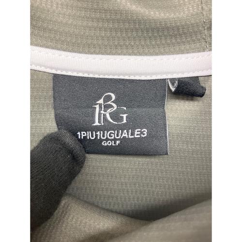 1piu1uguale3 (ウノピュウノウグァーレトレ) カットソー grt251 メンズ SIZE L カーキ×ホワイト