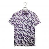 1piu1uguale3 (ウノピュウノウグァーレトレ) 半袖カットソー grt120 メンズ SIZE L ホワイト×パープル