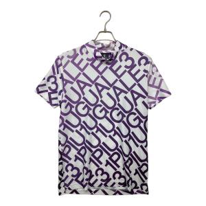 1piu1uguale3 (ウノピュウノウグァーレトレ) 半袖カットソー grt120 メンズ SIZE L ホワイト×パープル