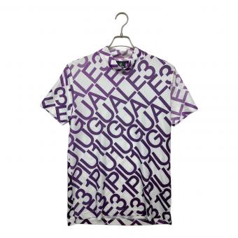1piu1uguale3 (ウノピュウノウグァーレトレ) 半袖カットソー grt120 メンズ SIZE L ホワイト×パープル