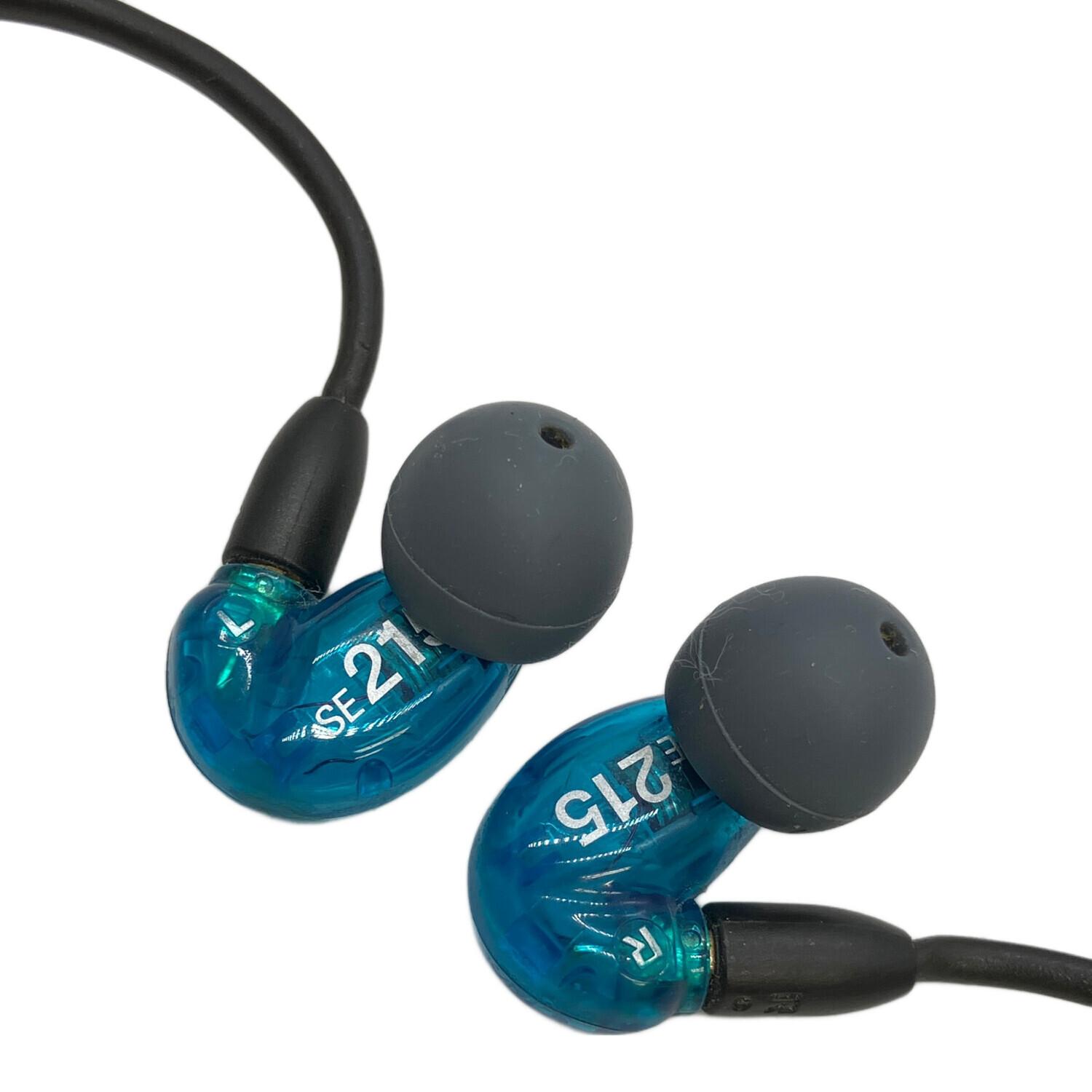 SHURE シュア イヤホン 有線 SE215-CL-A 中古美品 SHURE (シュア) イヤホン SE215｜トレファクONLINE