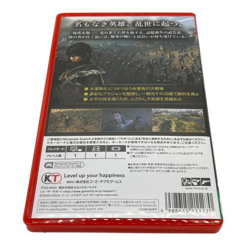 KT (ケーティー) 真三國無双ORIGINS Nintendo Switch2用ソフト CERO B (12歳以上対象)
