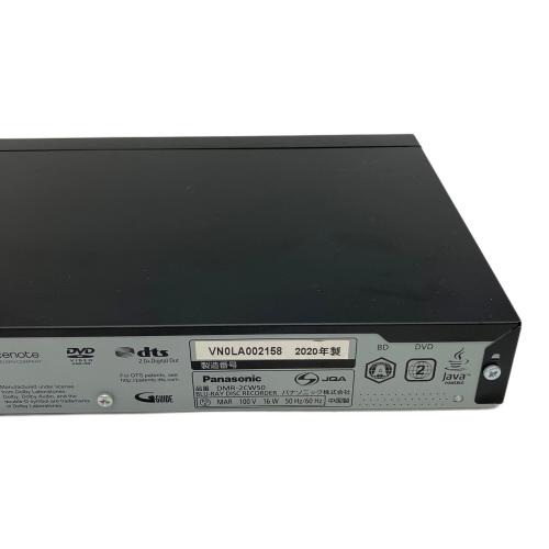 Panasonic (パナソニック) Blu-rayレコーダー DMR-2CW50 2020年製