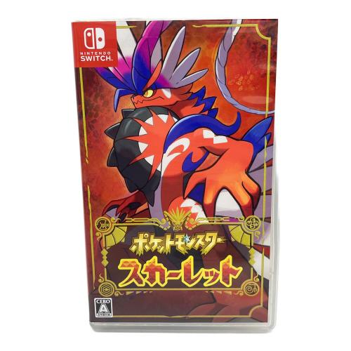 ニンテンドー　ポケモン ポケットモンスター スカーレット Nintendo Switch用ソフト CERO A (全年齢対象)