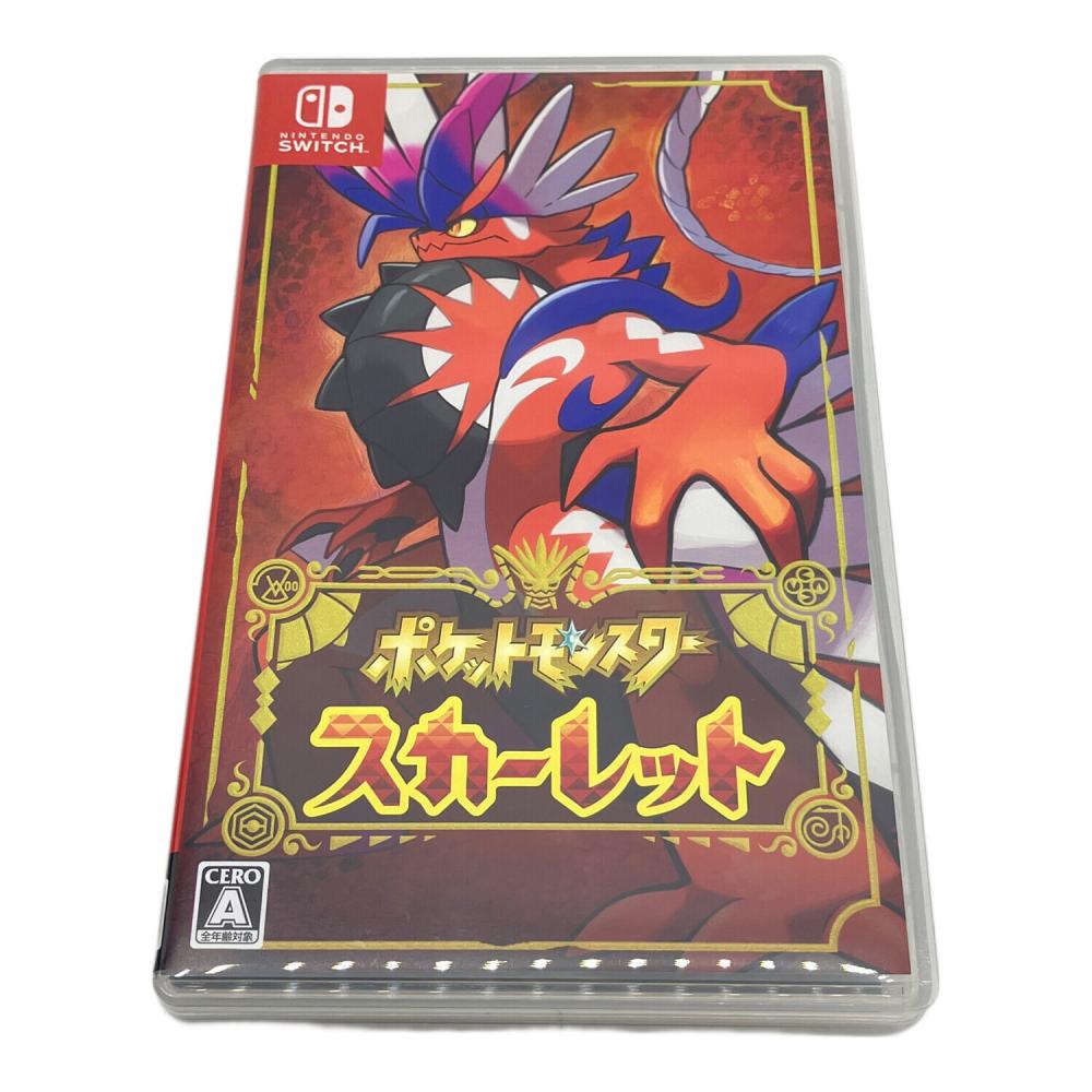 Switchソフト どうぶつの森 ポケットモンスタースカーレット Nintendo (ニンテンドー) ポケットモンスター スカーレット Nintendo