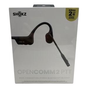 SHOKZ (ショックス) ワイヤレスイヤホン OPEN COMM2 PTT