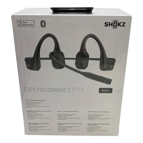 SHOKZ (ショックス) ワイヤレスイヤホン OPEN COMM2 PTT