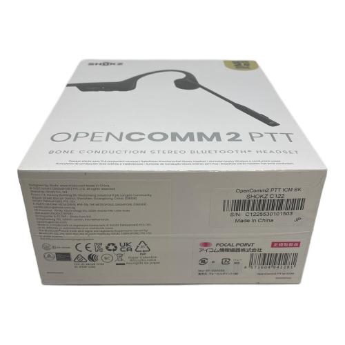 SHOKZ (ショックス) ワイヤレスイヤホン OPEN COMM2 PTT