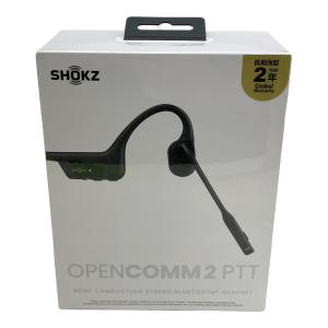 SHOKZ (ショックス) ワイヤレスイヤホン OPEN COMM2 PTT