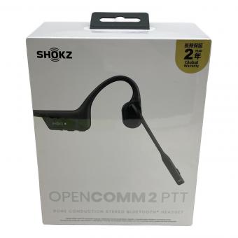 SHOKZ (ショックス) ワイヤレスイヤホン OPEN COMM2 PTT