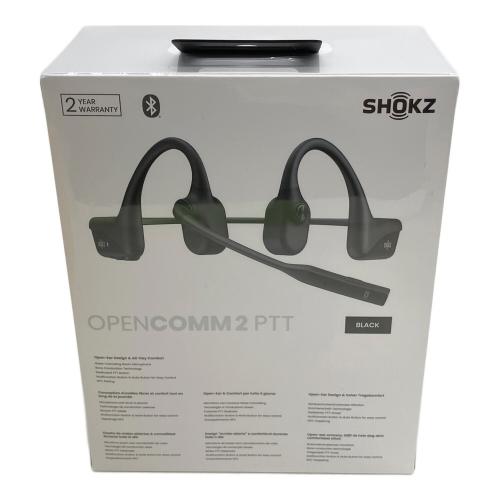 SHOKZ (ショックス) ワイヤレスイヤホン OPEN COMM2 PTT