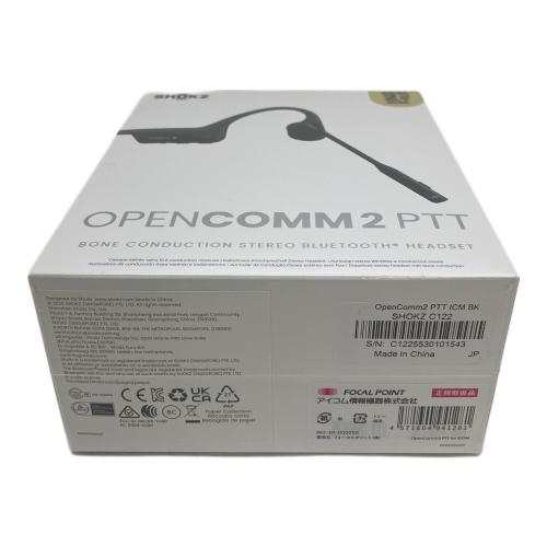SHOKZ (ショックス) ワイヤレスイヤホン OPEN COMM2 PTT