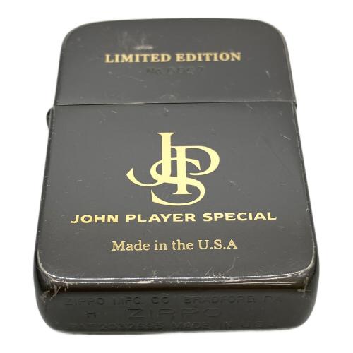 ZIPPO (ジッポ) オイルライター 2001年製 JOHN PLAYER SPECIAL シリアルナンバー0007