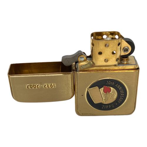 ZIPPO (ジッポ) オイルライター 2002年製 70周年記念 1932-2002