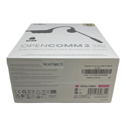 SHOKZ (ショックス) ワイヤレスイヤホン OPENCOMM2