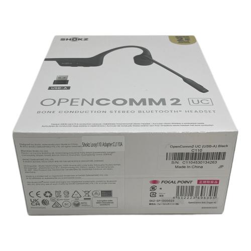 SHOKZ (ショックス) ワイヤレスイヤホン OPENCOMM2