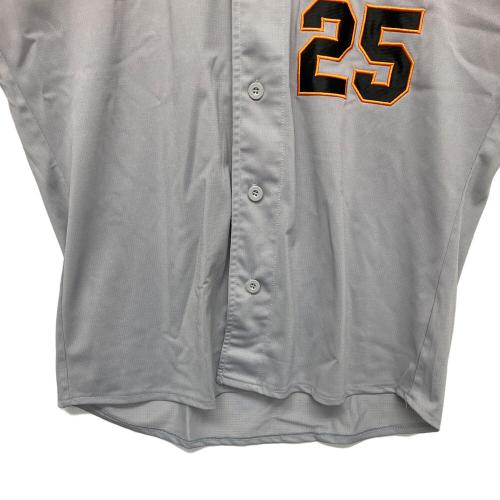 MIZUNO (ミズノ) 野球ユニフォーム ジャイアンツ　岡本 25番 ビジター メンズ SIZE XL グレー