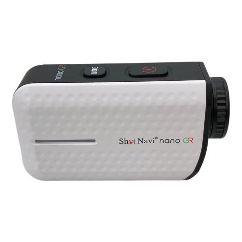 Shot Navi nano GR ゴルフ距離測定器 ホワイト