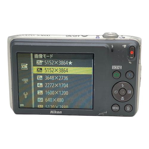 Nikon (ニコン) コンパクトデジタルカメラ COOLPIX S3600