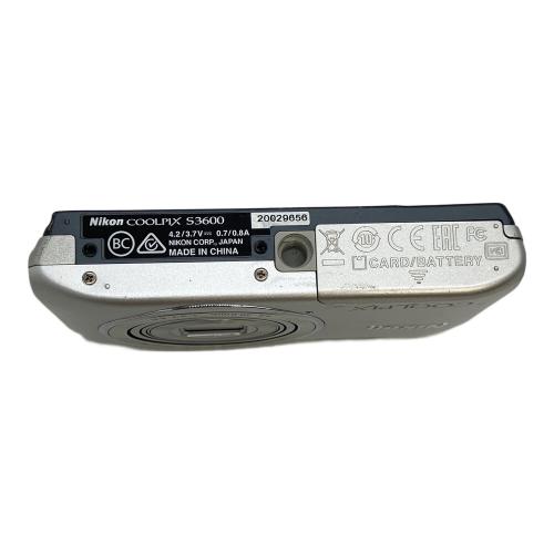 Nikon (ニコン) コンパクトデジタルカメラ COOLPIX S3600