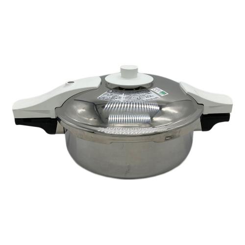 アサヒ軽金属 (アサヒケイキンゾク) 活力なべ 蒸網、ガラス蓋付属 3.0L PSCマーク(圧力鍋)有 パスカル