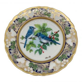 Noritake (ノリタケ) クリスマスプレート Blue Jay