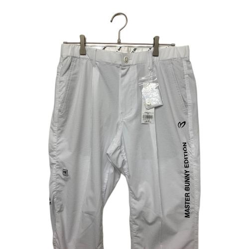 MASTER BUNNY EDITION (マスターバニーエディション) ゴルフパンツ 758-4231701 メンズ SIZE 5 ホワイト