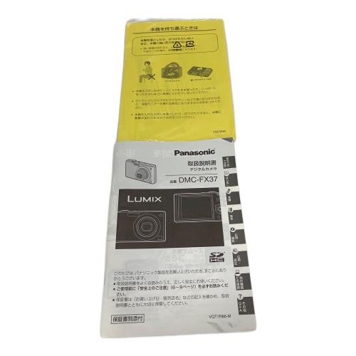 Panasonic (パナソニック) コンパクトデジタルカメラ DMC-FX37