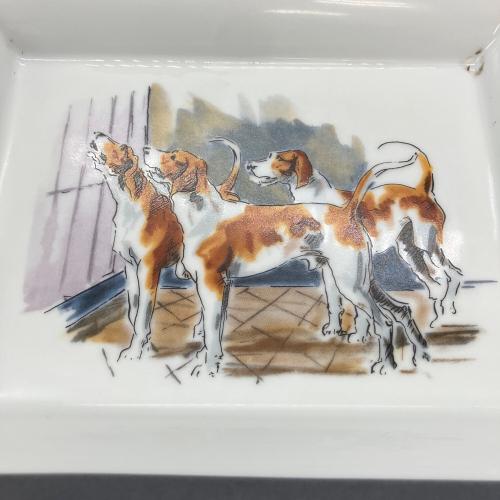 HERMES (エルメス) アッシュトレイ 猟犬