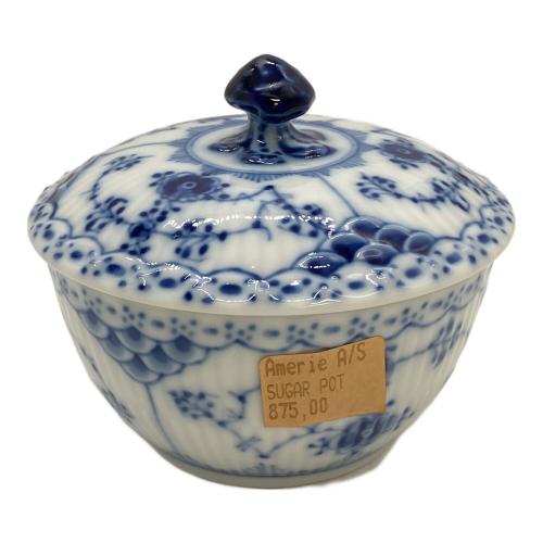 ROYAL COPENHAGEN (ロイヤル・コペンハーゲン) シュガーボウル ブルーフルーテッド・ハーフレース