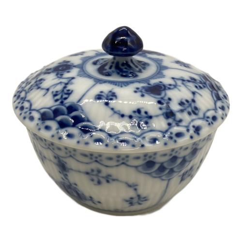 ROYAL COPENHAGEN (ロイヤル・コペンハーゲン) シュガーボウル ブルーフルーテッド・ハーフレース