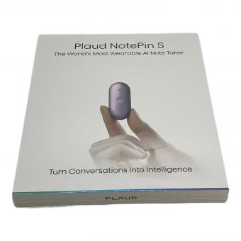 AIボイスレコーダー PLAUD NOTE PIN S パープル CPSPU1GXXXXX01 [64GB]