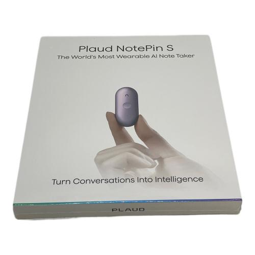 AIボイスレコーダー PLAUD NOTE PIN S パープル CPSPU1GXXXXX01 [64GB]