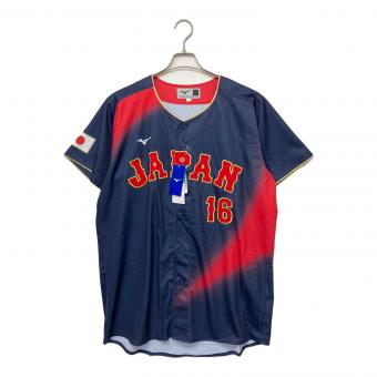 MIZUNO　ミズノ　日本代表(侍ジャパン) (ニホンダイヒョウ(サムライジャパン)) 野球ユニフォーム 大谷翔平 メンズ SIZE LL ネイビー
