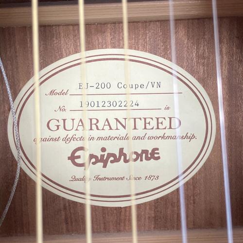 EPIPHONE (エピフォン)EJ-200 Coupe/VN
