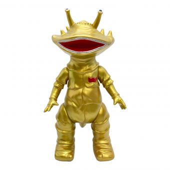 ブルマァク　ウルトラマン カネゴン メタリックゴールドカラー ソフビフィギュア